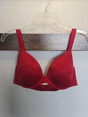 SPANX Red Smooth Pillowcup T-Shirt Bra